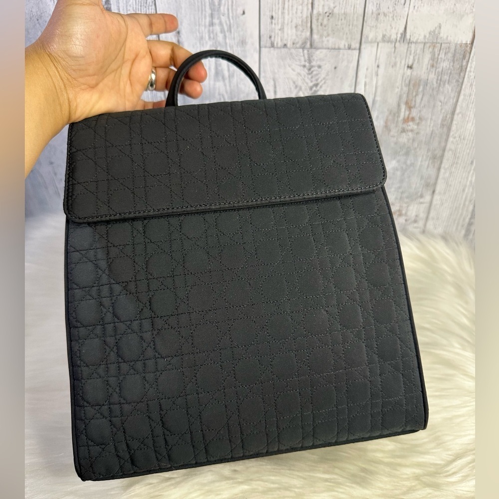 DIOR cannage backpack in black - Picture 3 of 17